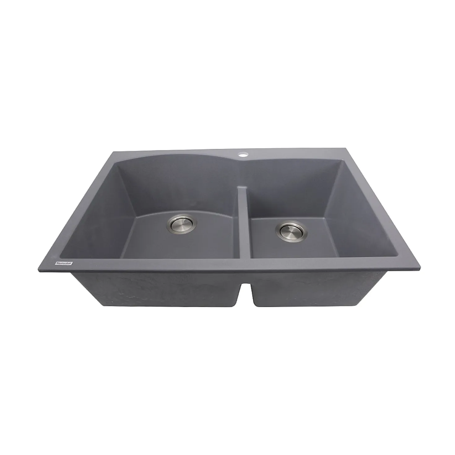 Nantucket Sinks 60/40 Double Bowl Dual-Mount Granite Composite