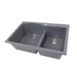 Nantucket Sinks 60/40 Double Bowl Dual-Mount Granite Composite