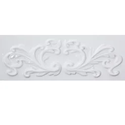 Nantucket Sinks Double Bowl Farmhouse Fireclay Sink with Filigree Apron