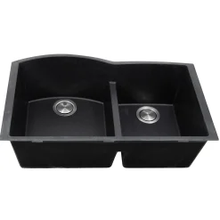 Nantucket Sinks 60/40 Double Bowl Undermount Granite Composite