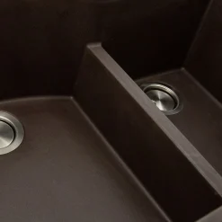 Nantucket Sinks 60/40 Double Bowl Undermount Granite Composite