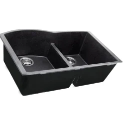 Nantucket Sinks 60/40 Double Bowl Undermount Granite Composite