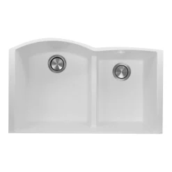 Nantucket Sinks 60/40 Double Bowl Undermount Granite Composite