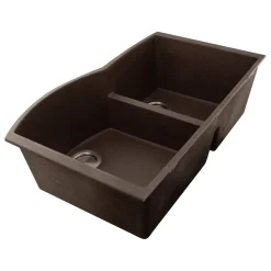 Nantucket Sinks 60/40 Double Bowl Undermount Granite Composite