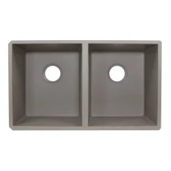 Nantucket Sinks 50/50 Double Bowl Undermount Granite Composite