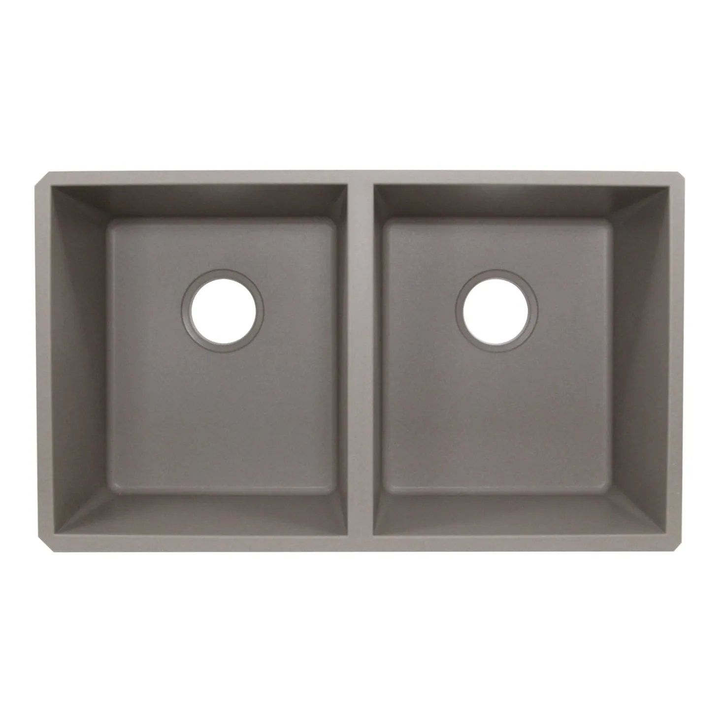 Nantucket Sinks 50/50 Double Bowl Undermount Granite Composite