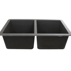 Nantucket Sinks 50/50 Double Bowl Undermount Granite Composite