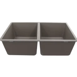 Nantucket Sinks 50/50 Double Bowl Undermount Granite Composite
