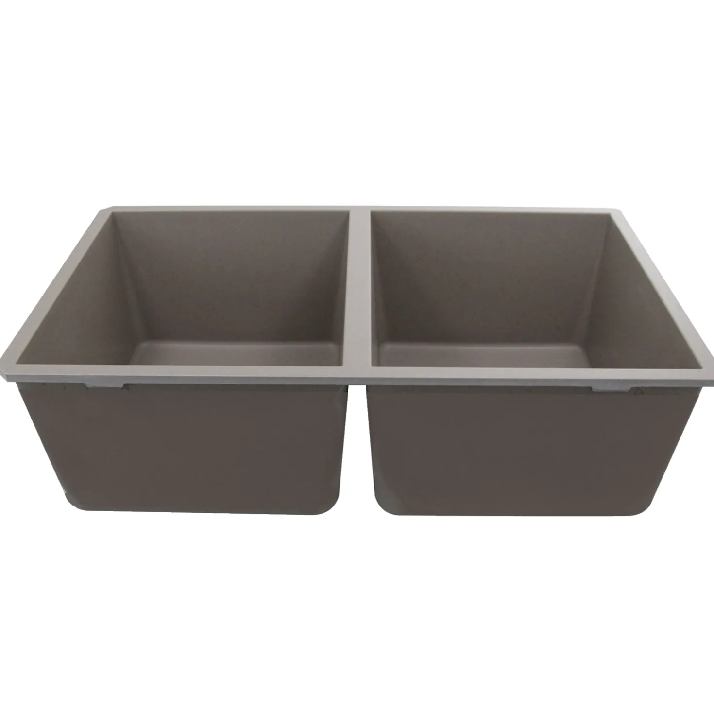 Nantucket Sinks 50/50 Double Bowl Undermount Granite Composite