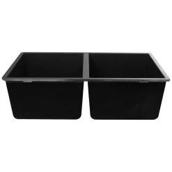 Nantucket Sinks 50/50 Double Bowl Undermount Granite Composite
