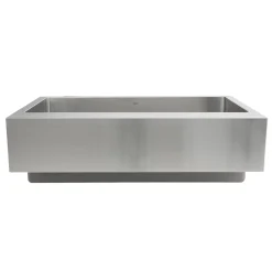 Nantucket Sinks EZApron33 RetroFit Undermount Stainless Steel Kitchen Sink with 7