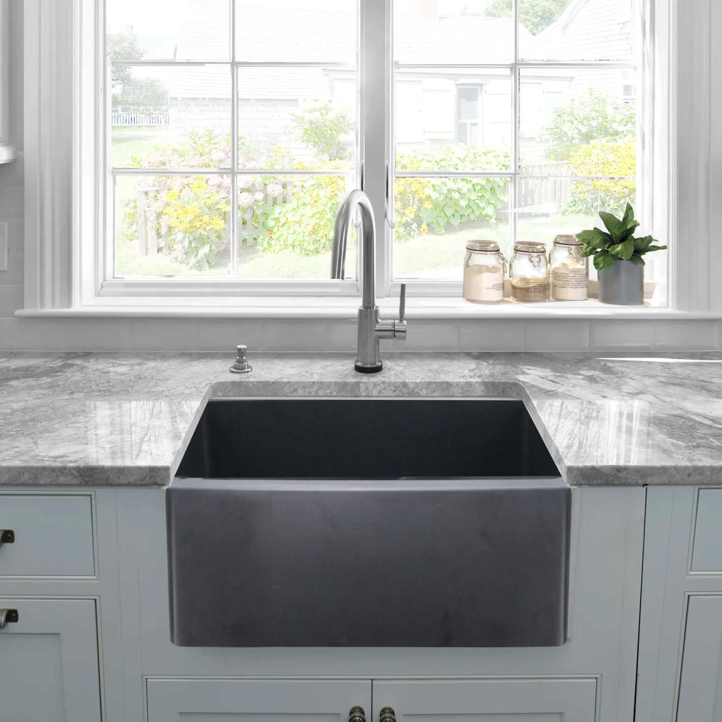 Nantucket Sinks 23" Farmhouse Fireclay Sink