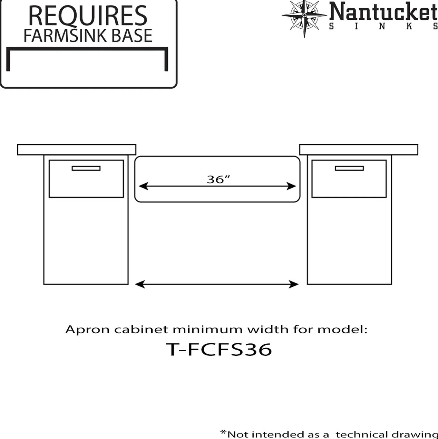 Nantucket Sinks 36" Farmhouse Fireclay Sink with Offset Drain and Grid