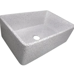 Nantucket Sinks 30" Farmhouse Fireclay Sink with Pietra Sarda Finish
