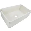 Nantucket Sinks 30" Farmhouse Fireclay Sink with Shabby Straw Finish
