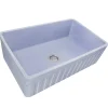 Nantucket Sinks 33" Farmhouse Fireclay Sink with Shabby Sugar Finish