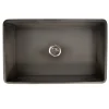 Nantucket Sinks 30" Farmhouse Fireclay Sink with Concrete Finish