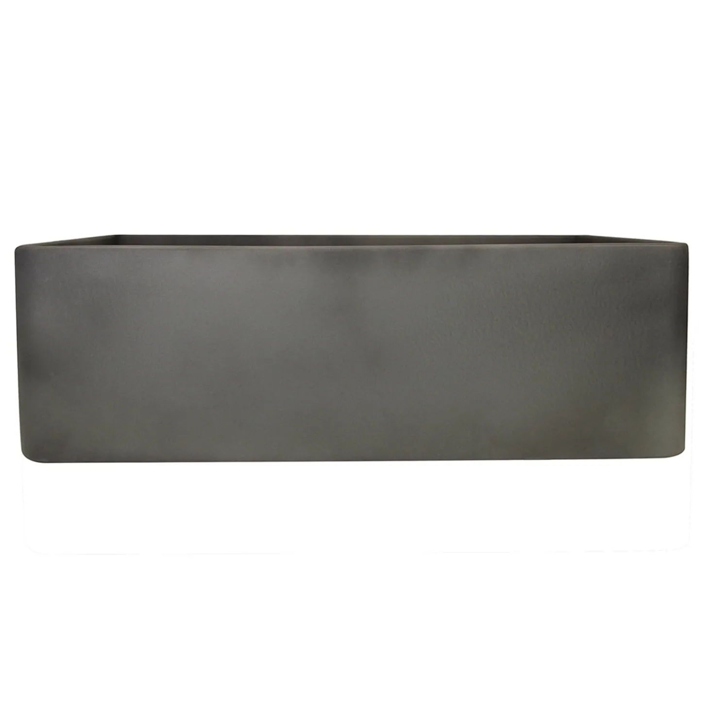 Nantucket Sinks 30" Farmhouse Fireclay Sink with Concrete Finish