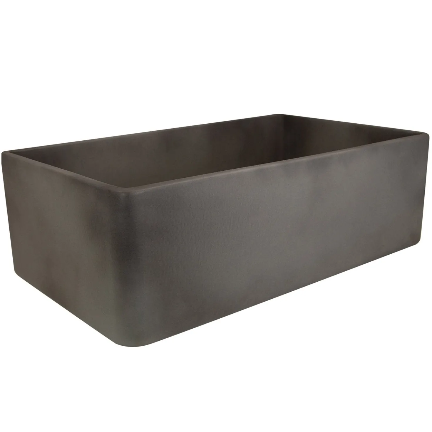 Nantucket Sinks 30" Farmhouse Fireclay Sink with Concrete Finish