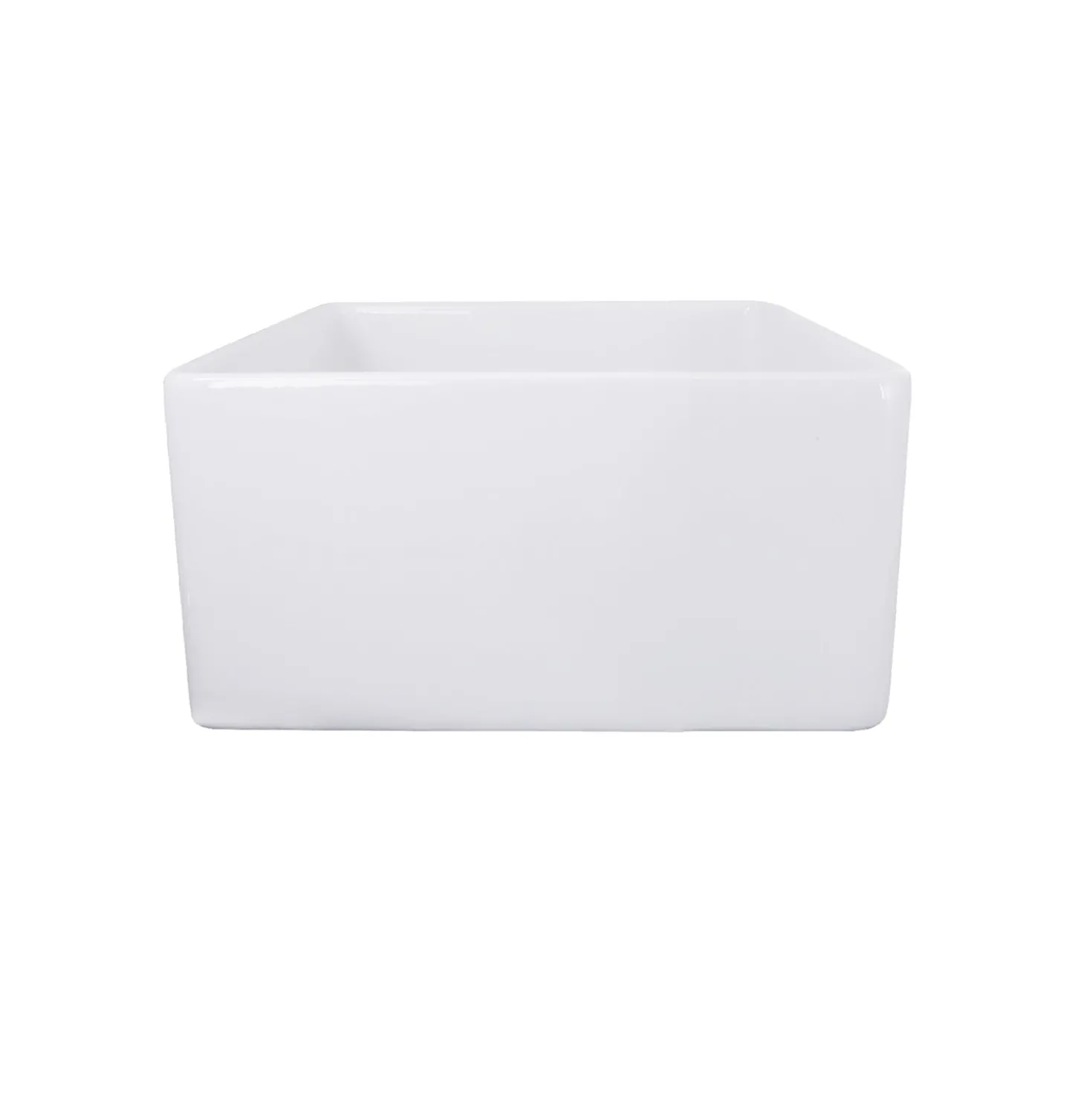 Nantucket Sinks 20" Fireclay Farmhouse Kitchen Sink T-FCFS20