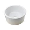 Nantucket Sinks 18" Fireclay Round Bar-Prep Sink
