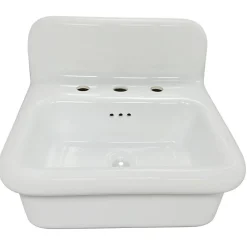 Nantucket Sinks 20" Fireclay Wallmounted Bathroom Sink