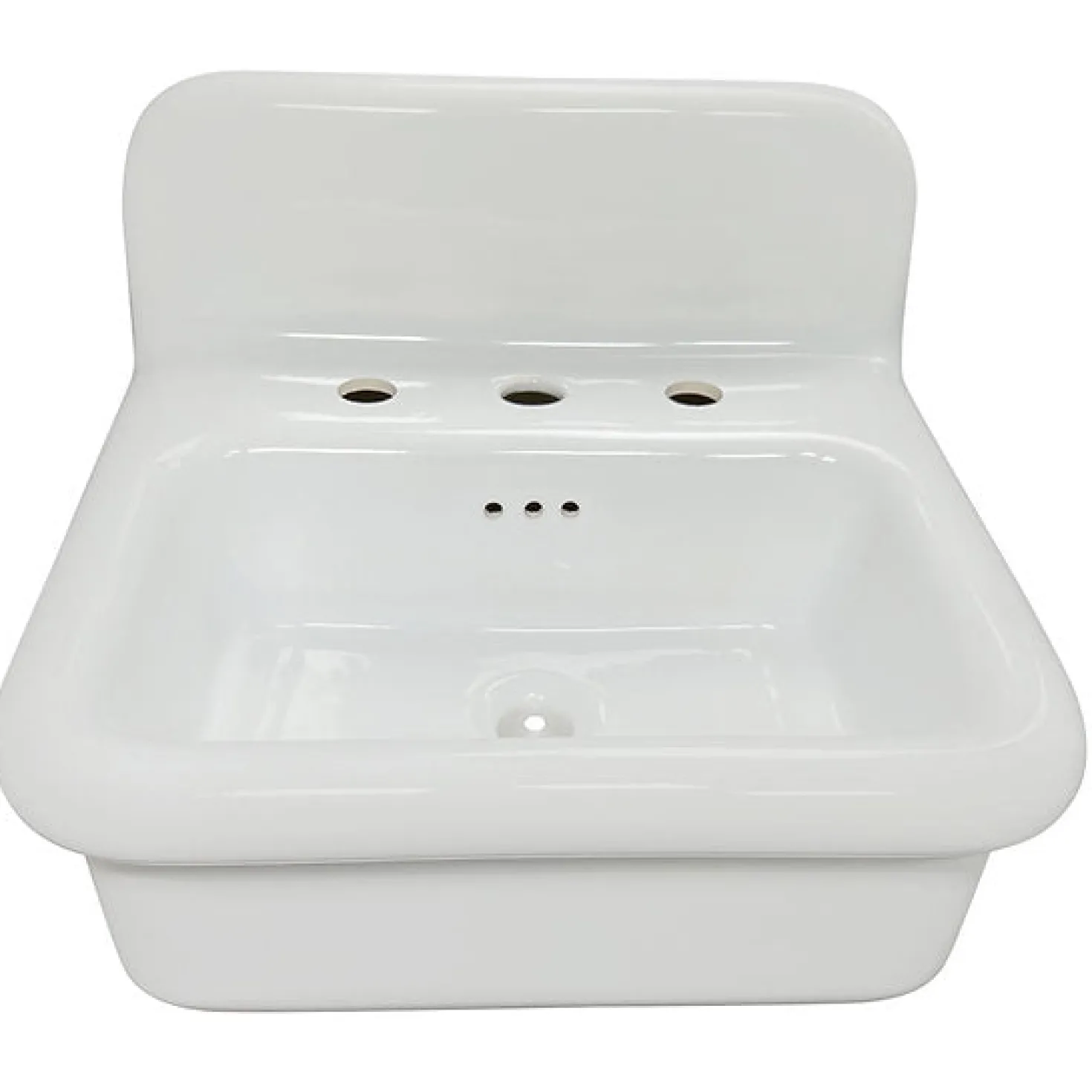 Nantucket Sinks 20" Fireclay Wallmounted Bathroom Sink