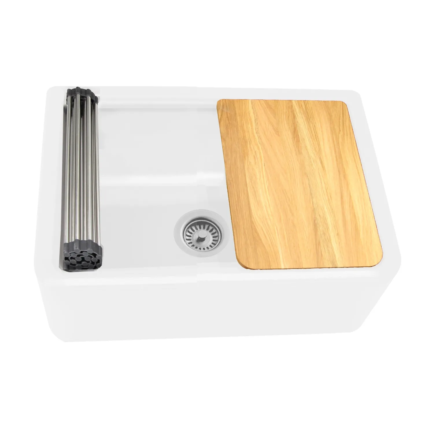 Nantucket Sinks 30" Granite Composite Workstation Apron Sink
