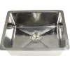 Nantucket Sinks 23" Hammered Stainless Steel Rectangle Kitchen Sink