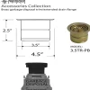 Nantucket Sinks 3.5-Inch Extended Flange Disposal Kitchen Drain