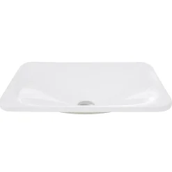Nantucket Sinks 21-Inch Rectangular Drop-In Ceramic Vanity Sink DI-2114-R