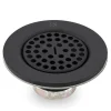 Nantucket Sinks 3-Inch Utility Sink Grid Drain | Matte Black