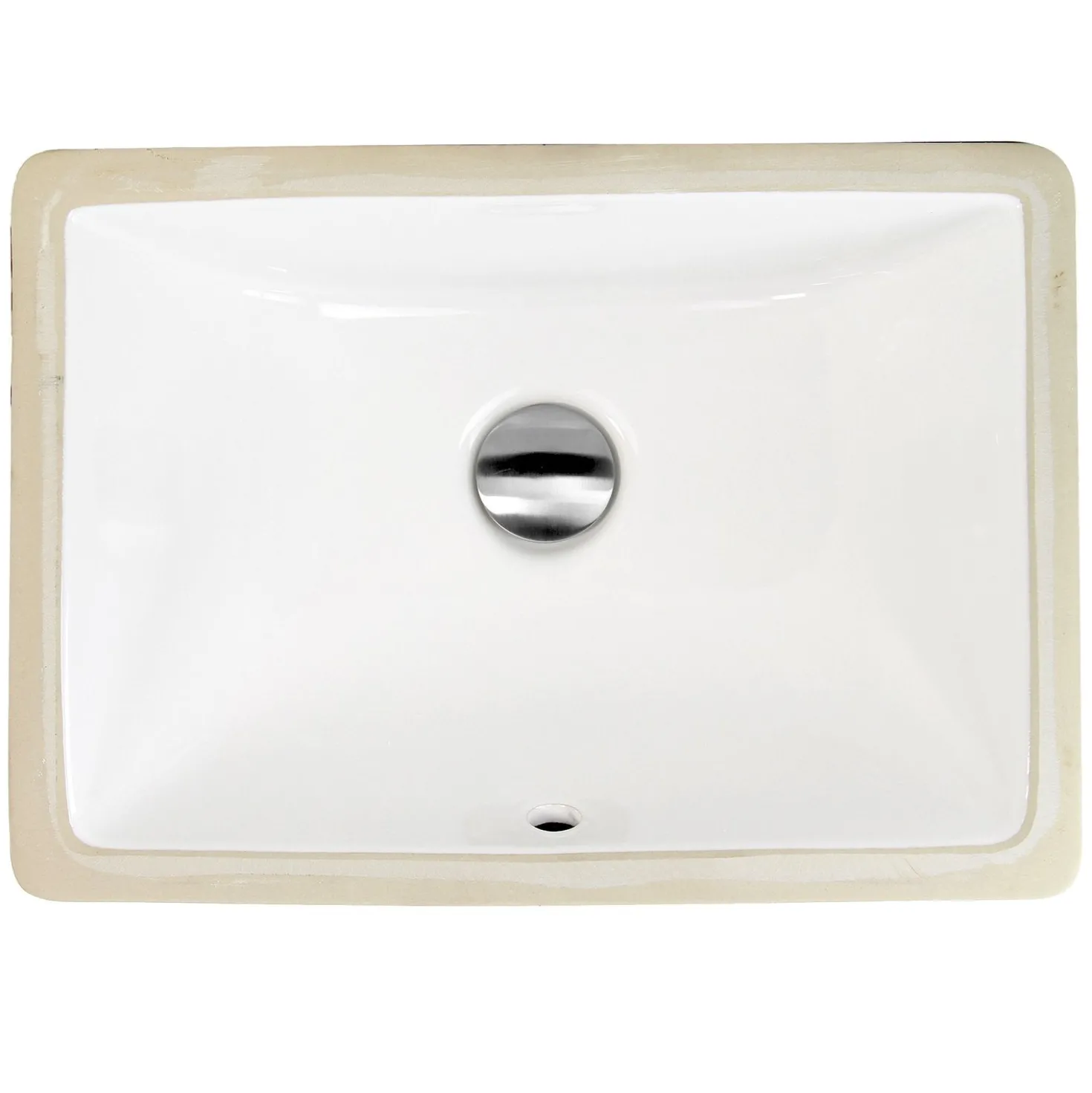 Nantucket Sinks 16-Inch x 11-Inch Undermount Ceramic Sink