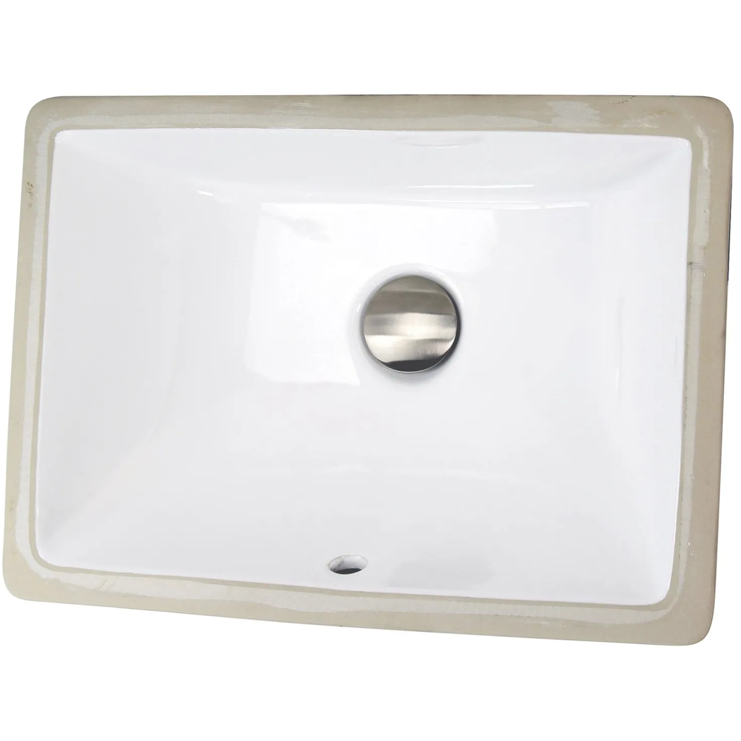 Nantucket Sinks 16-Inch x 11-Inch Undermount Ceramic Sink