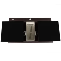 Nantucket Sinks Large Double Bowl Prep Station Topmount Granite Composite