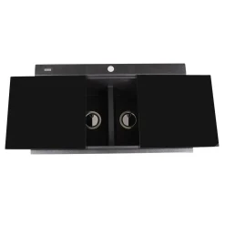 Nantucket Sinks Large Double Bowl Prep Station Topmount Granite Composite