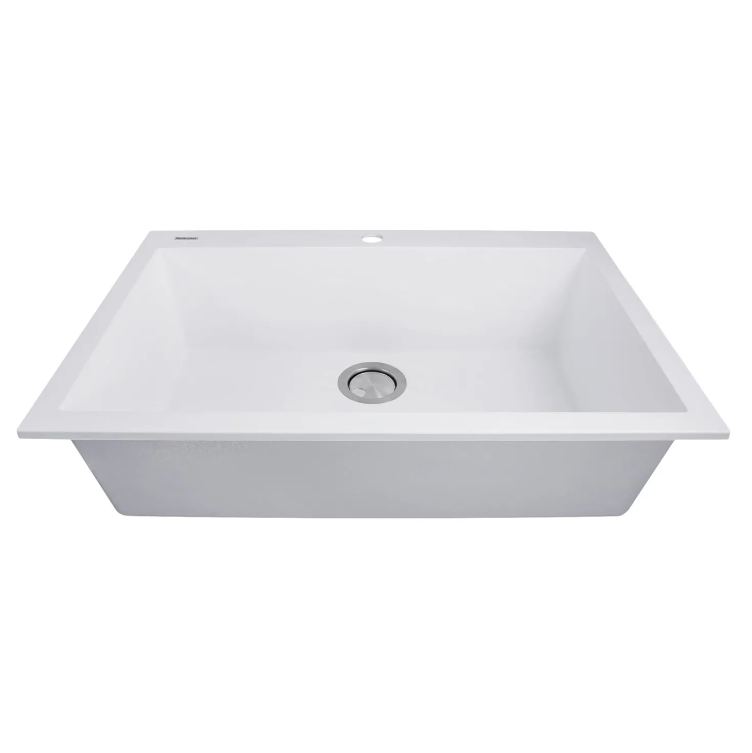 Nantucket Sinks Large Single Bowl Dual-Mount Granite Composite Sinks