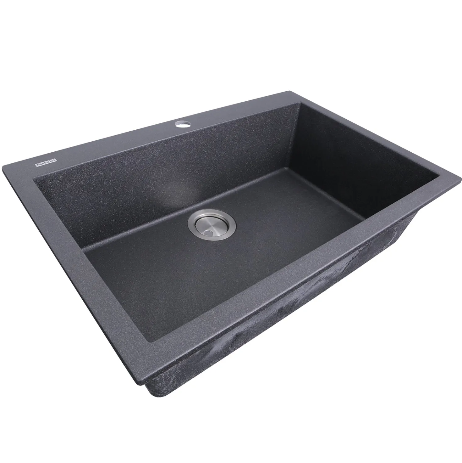 Nantucket Sinks Large Single Bowl Dual-Mount Granite Composite Sinks