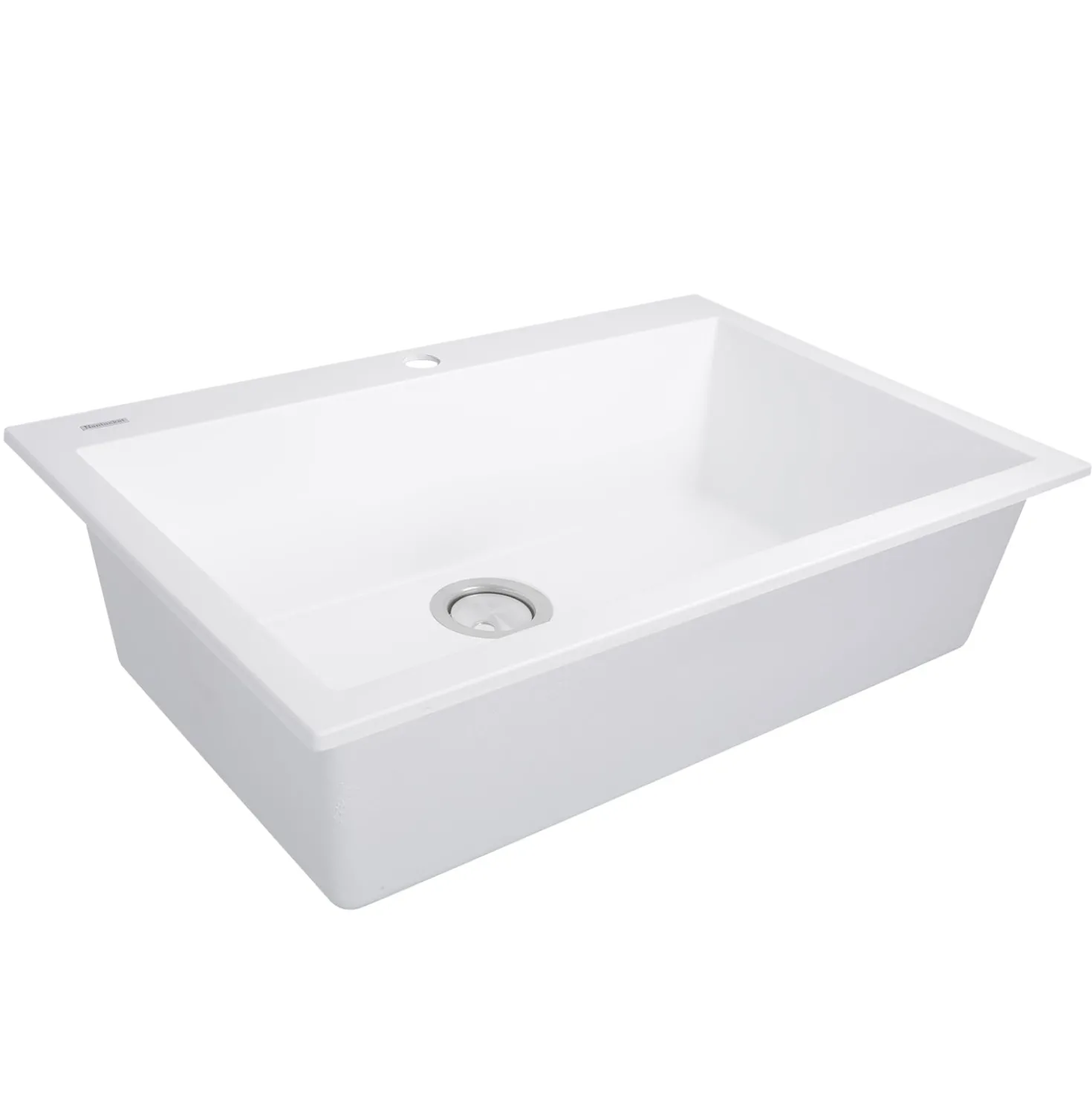 Nantucket Sinks Large Single Bowl Dual-Mount Granite Composite Sinks