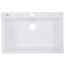 Nantucket Sinks Large Single Bowl Dual-Mount Granite Composite Sinks