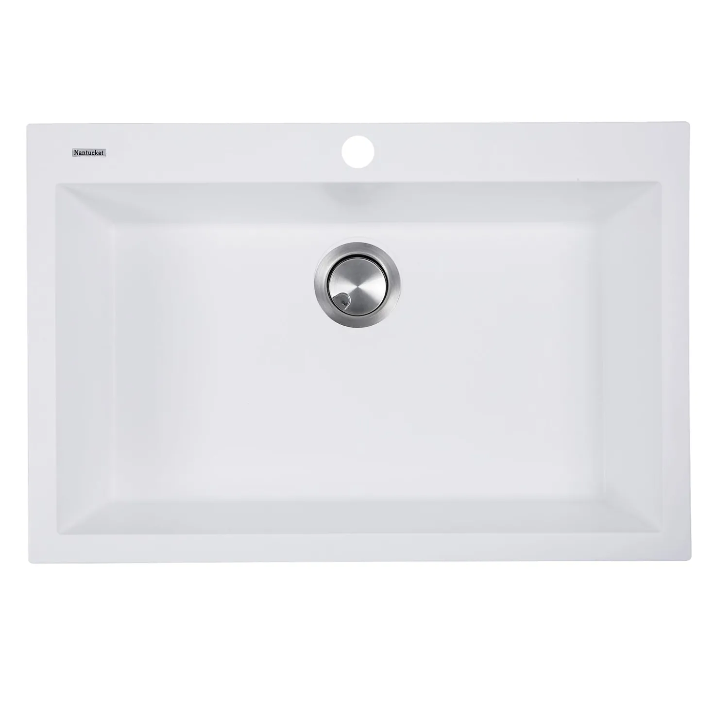 Nantucket Sinks Large Single Bowl Dual-Mount Granite Composite Sinks