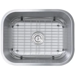 Nantucket Sinks NS09i-16 - 23" Small Rectangle Single Bowl Undermount Stainless Steel Kitchen Sink, 16 Gauge