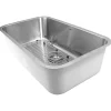 Nantucket Sinks NS3018-9-16 30" Large Rectangle Single Bowl Undermount Stainless Steel Kitchen Sink, 9" Deep