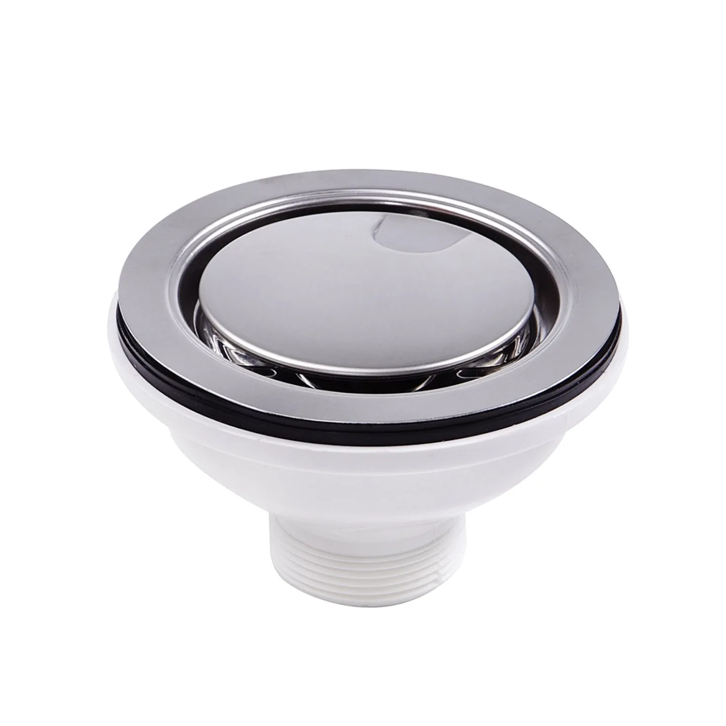 Nantucket Sinks NS35LCC-CH Chrome Flip Top Crumb Cup Kitchen Drain