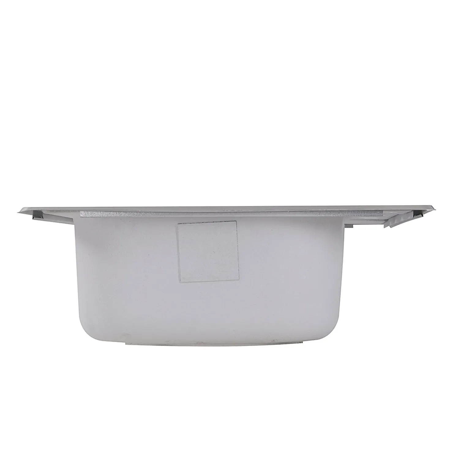 Nantucket Sinks NS2522-8 - 25" Small Rectangle Single Bowl Self Rimming Stainless Steel Drop in Kitchen Sink, 18 Gauge