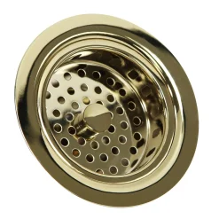 Nantucket Sinks Polished Brass 3.5-Inch Kitchen Sink Drain