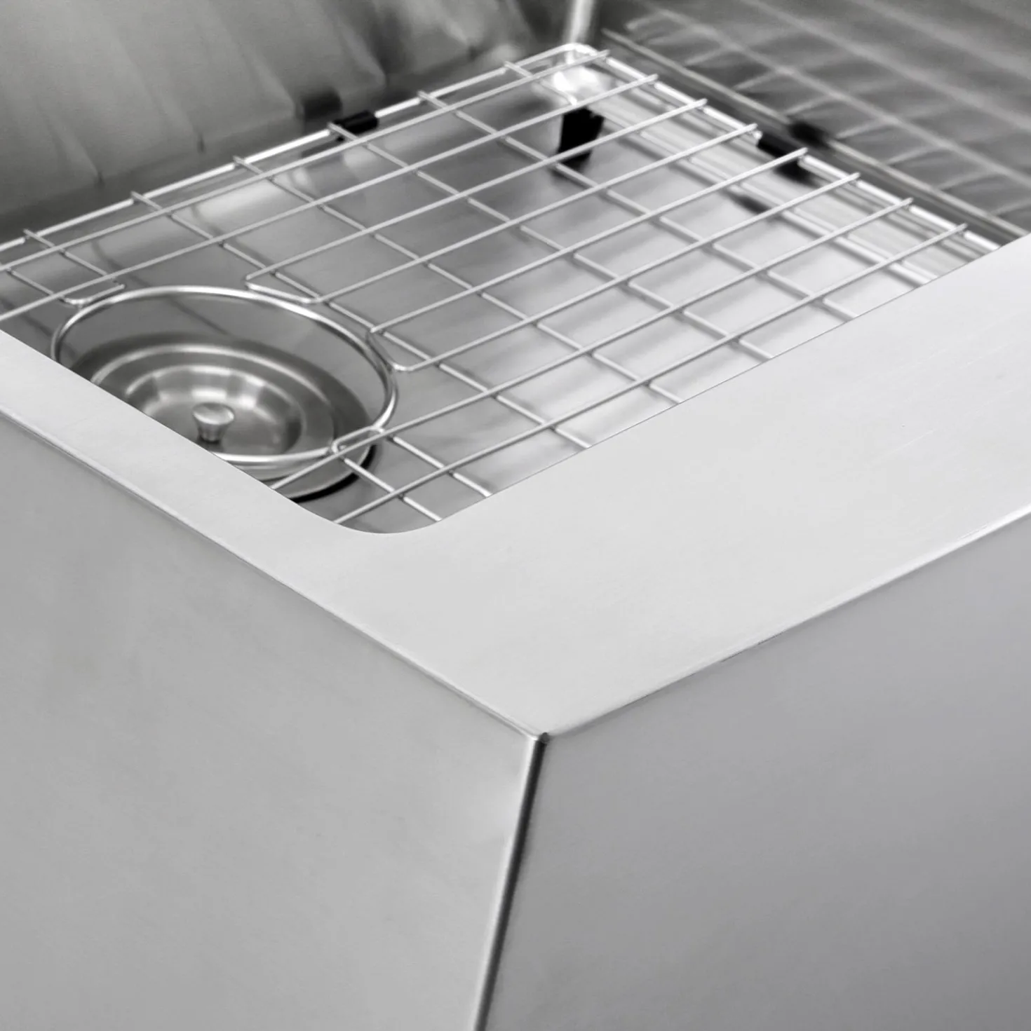 Nantucket Sinks 30" Pro Series Single Bowl Farmhouse Stainless Steel Kitchen Sink