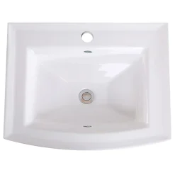 Nantucket Sinks 23" Rectangular Drop-In Ceramic Vanity Sink