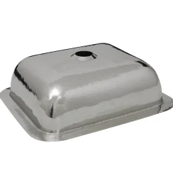Nantucket Sinks RES - 17.5" Hammered Stainless Steel Rectangle Bar Sink