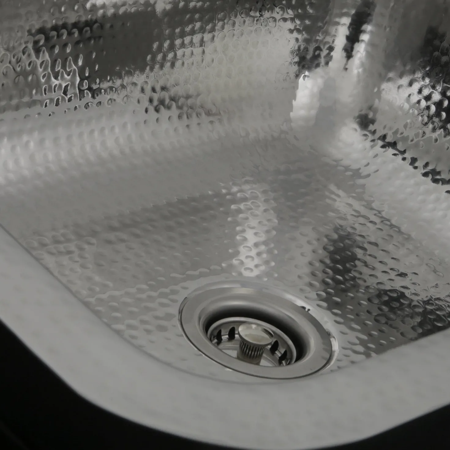 Nantucket Sinks RES - 17.5" Hammered Stainless Steel Rectangle Bar Sink
